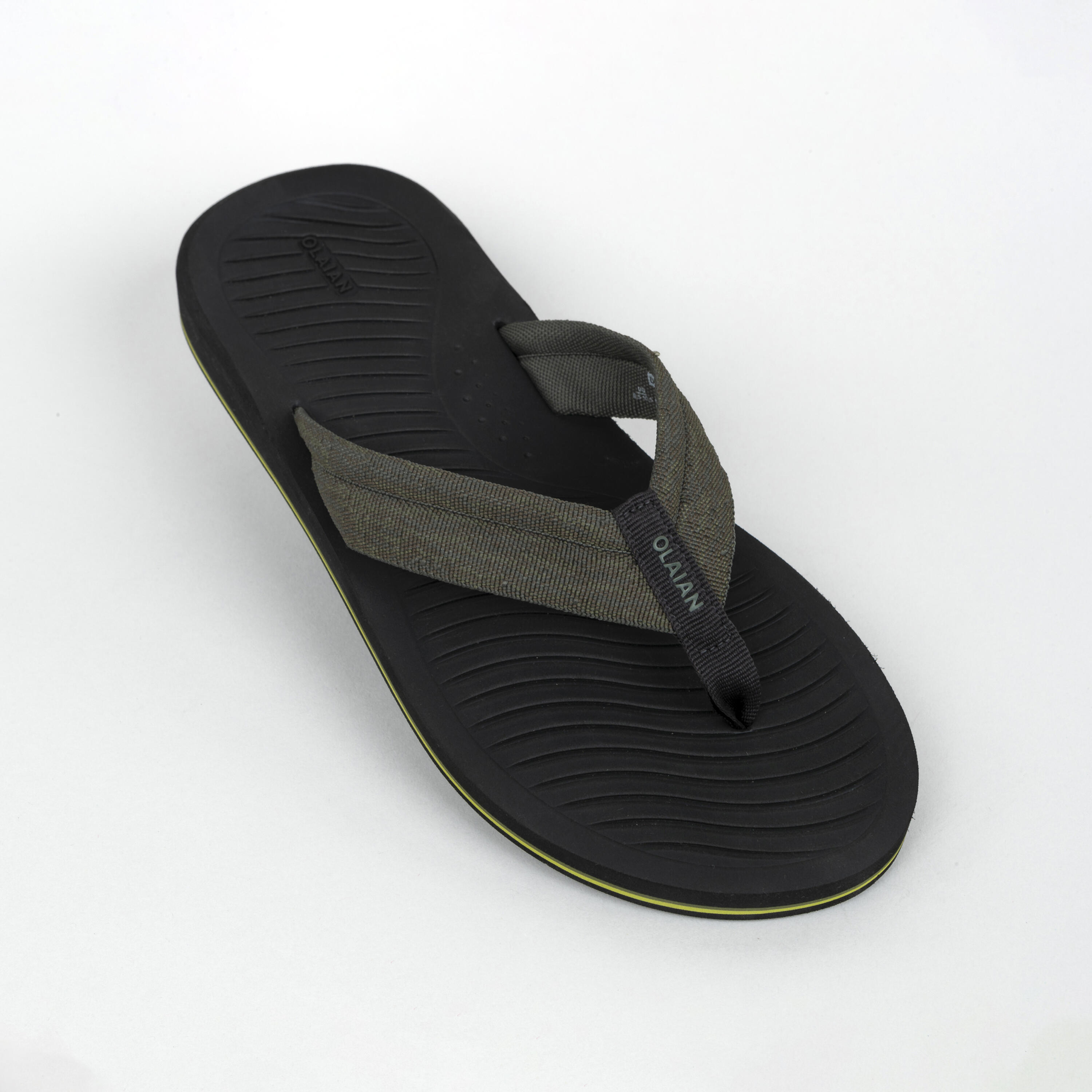 Men's Flip-Flops - 500 Green - OLAIAN