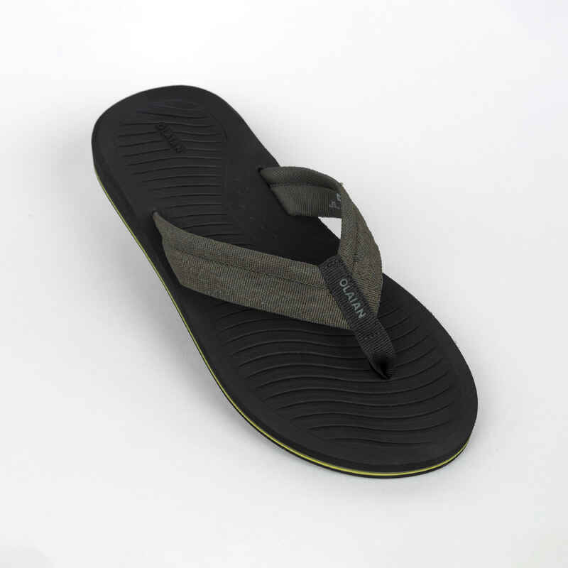 Men's Flip-Flops 500 - Khaki