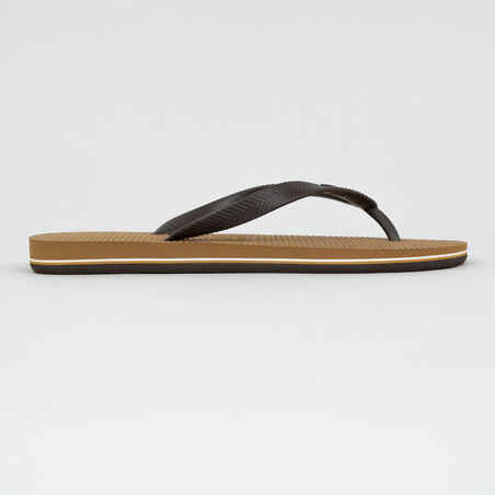 Men's Flip-Flops - 500 Chestnut