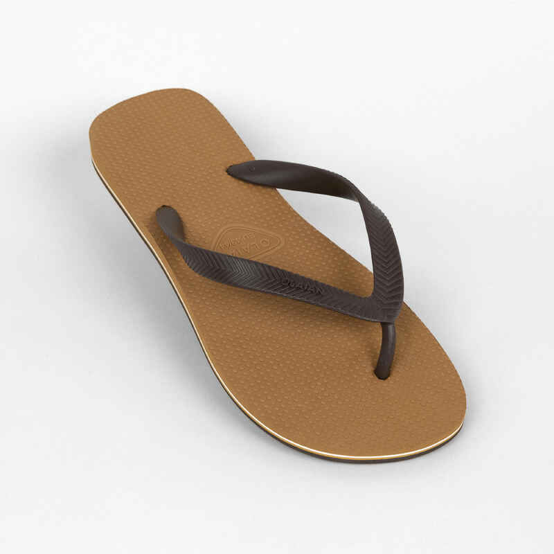 Men's Flip-Flops - 500 Chestnut