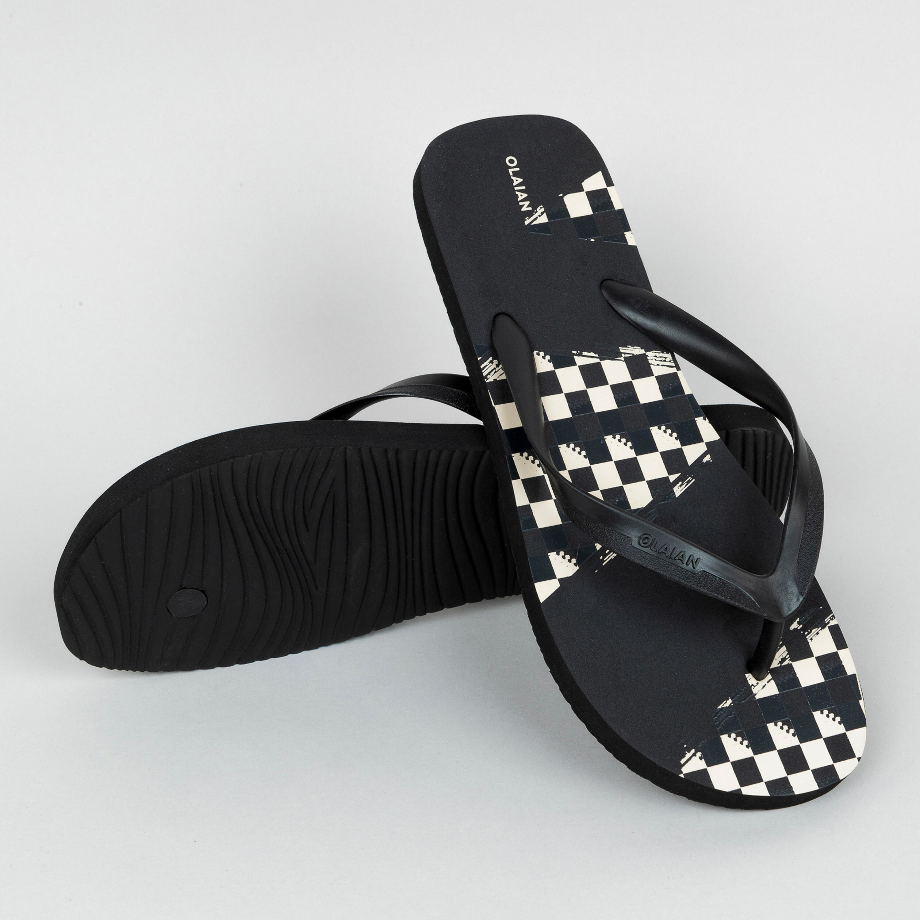 Men s FLIP FLOPS 120 Square Grey