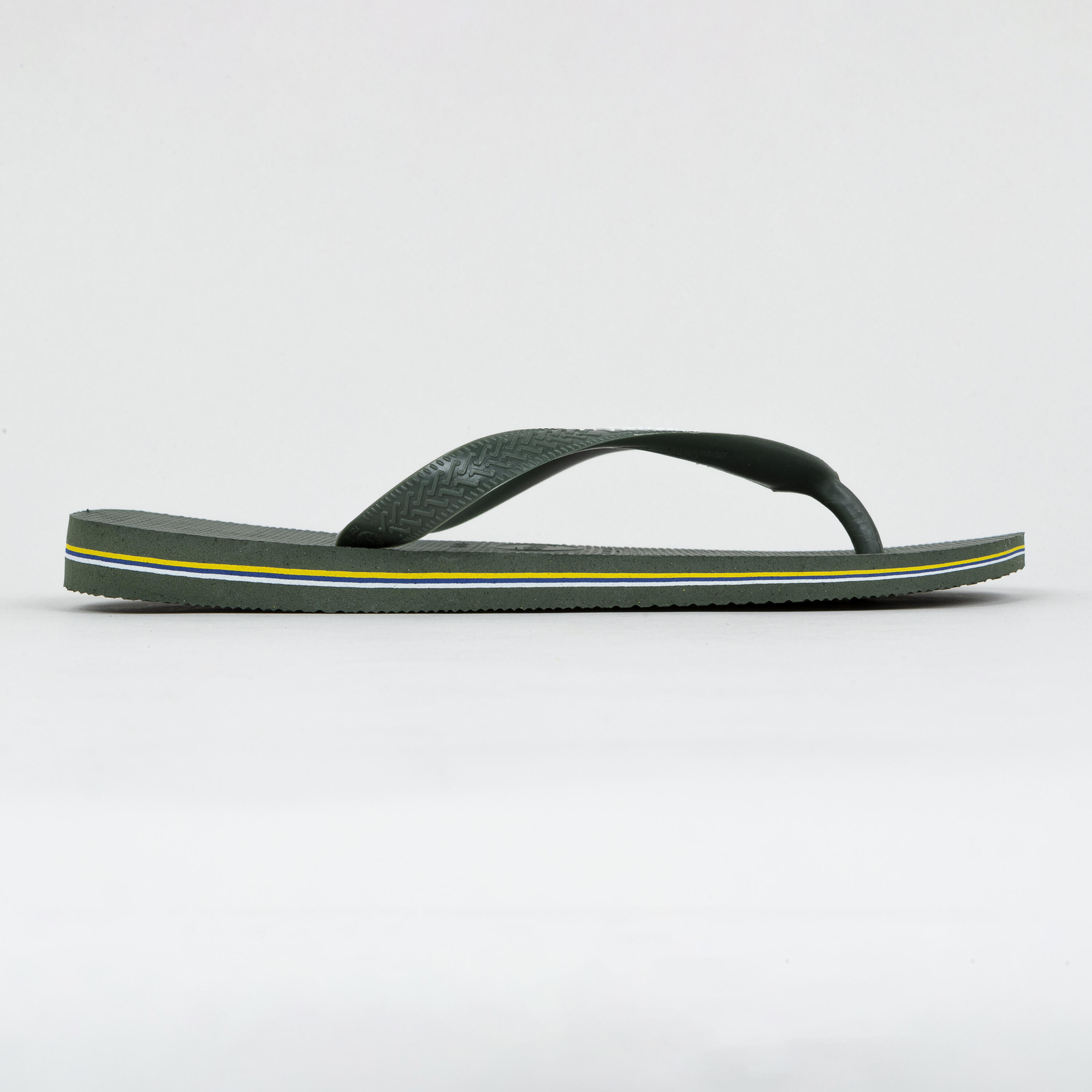 MEN'S FLIP-FLOPS BRASIL Logo Green Olive 3/5