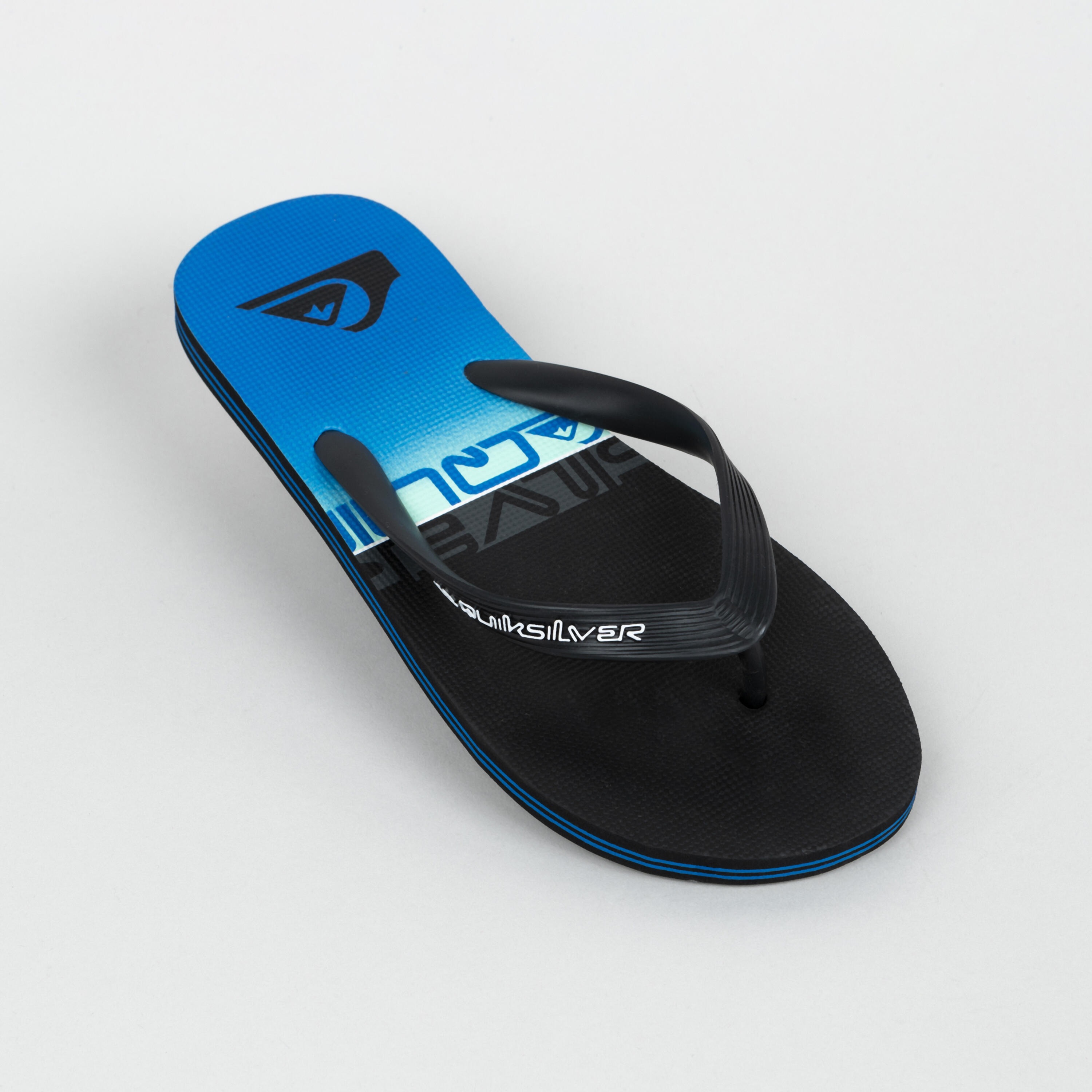 QUIKSILVER MEN'S FLIP-FLOPS JAVA BLACK