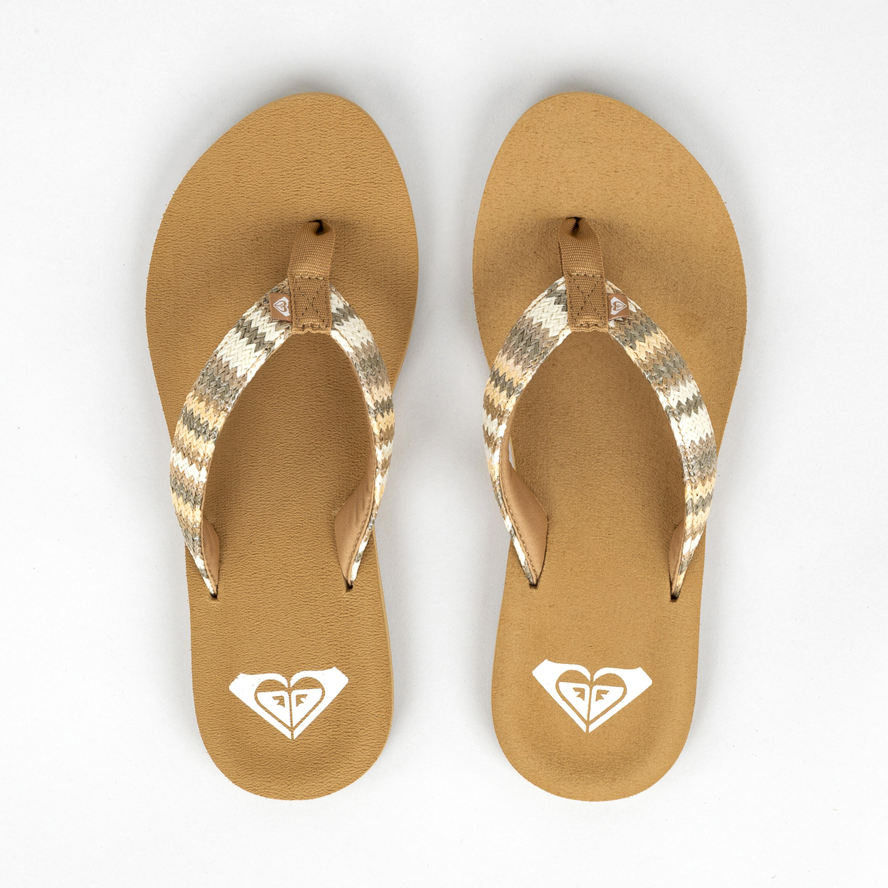 ROXY Slippers voor dames Porto Raffia Decathlon