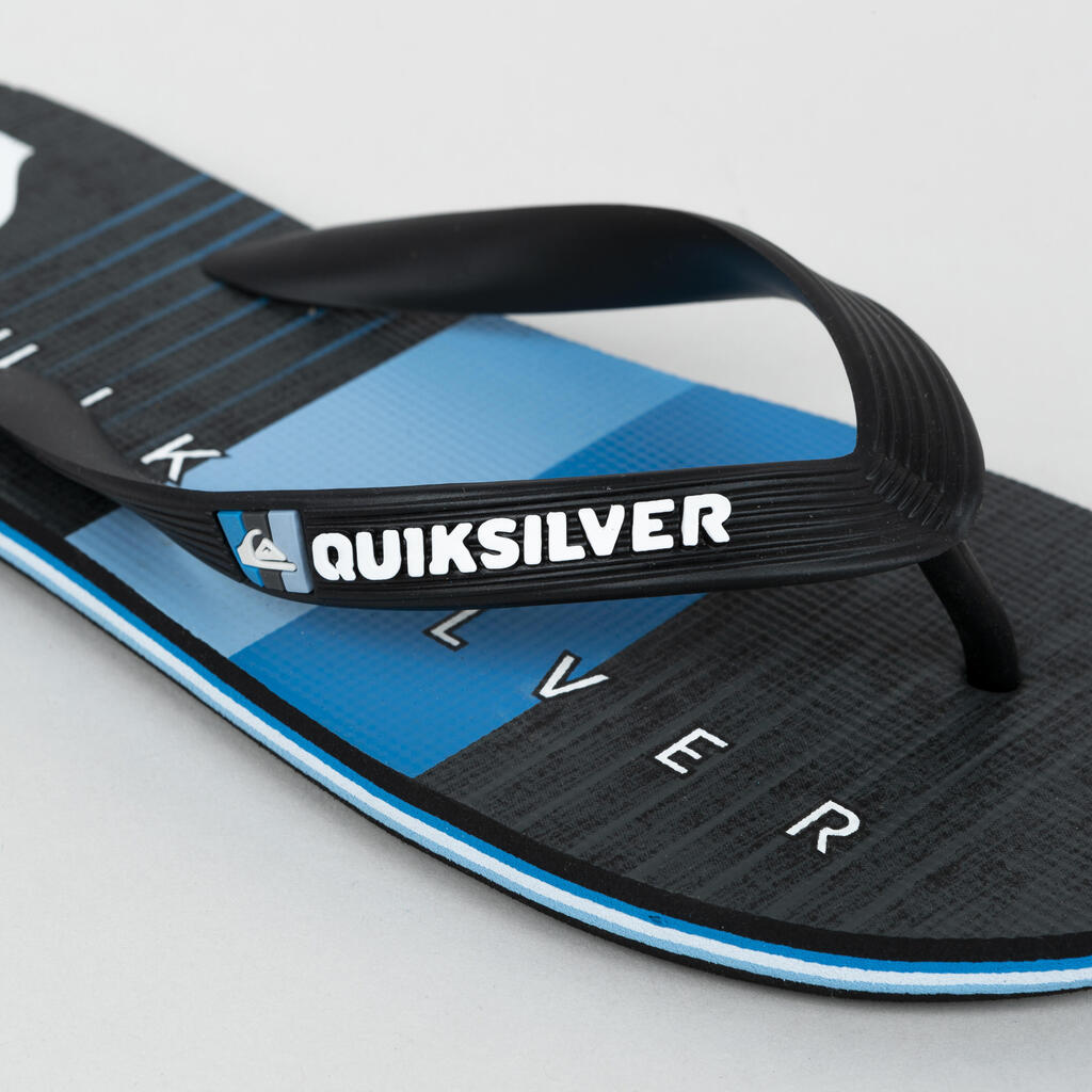 Zehensandalen Herren - Quiksilver Molokai Pointbreak schwarz