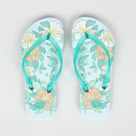 Tongs Fille - 120 Flower turquoise