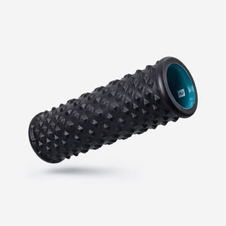Hand Foam Massage Roller, Deep Tissue and Muscle Relief, 38cm - Black
