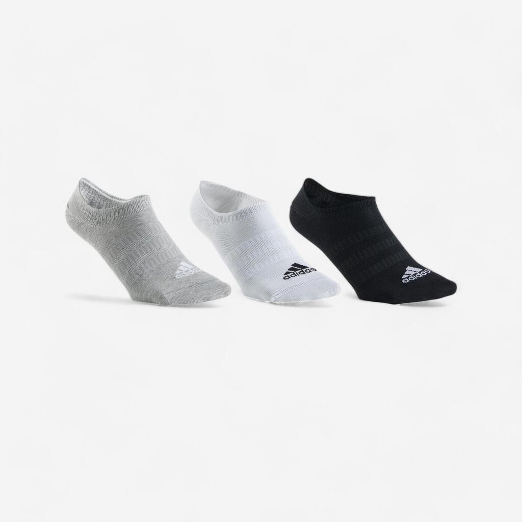 Low Socks Tri-Pack - Black/White/Grey