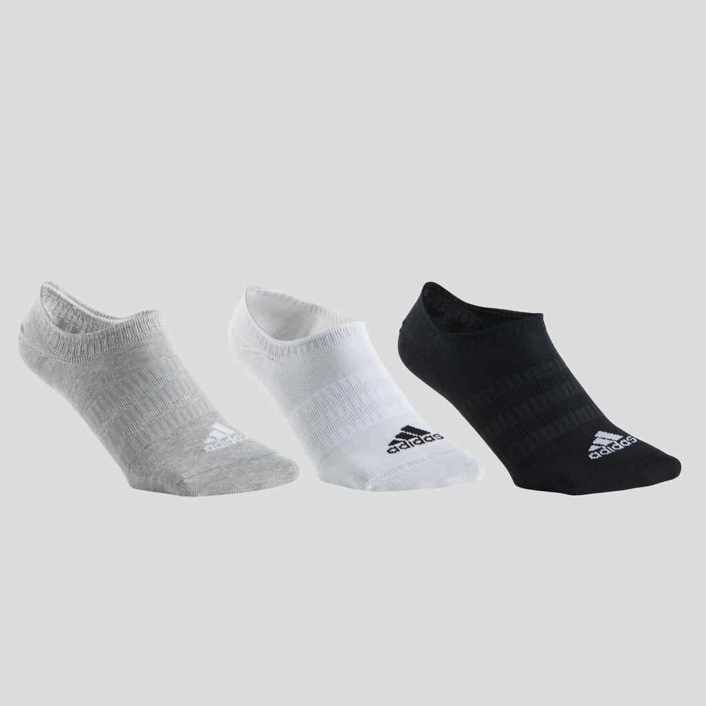 Low Socks Tri-Pack - Black/White/Grey