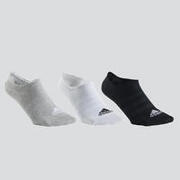 CALCETINES BAJOS ADIDAS NEGRO BLANCO GRIS LOTE DE 3