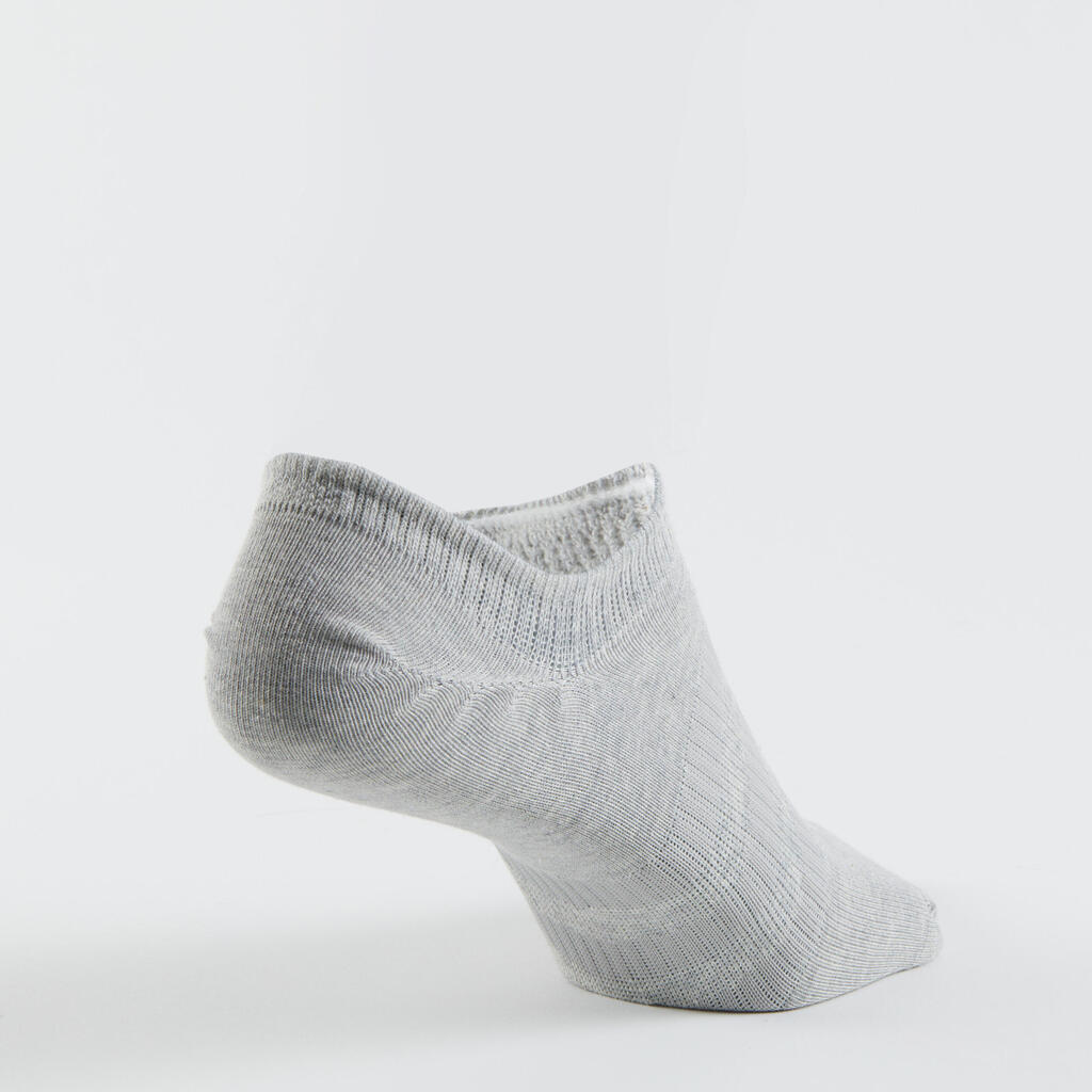 Ponožky nízke 3 páry sivé, biele a čierne