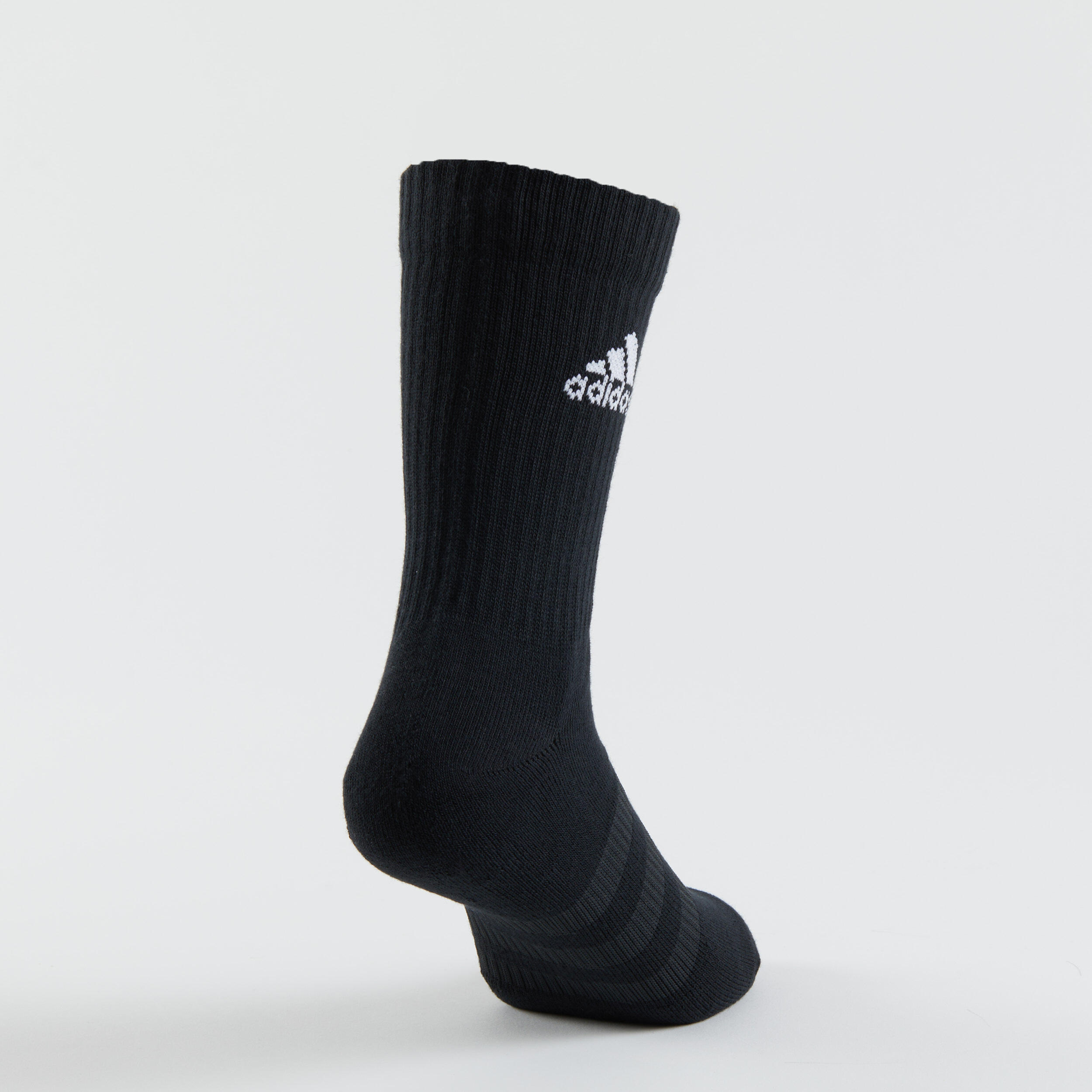 High Sports Socks Tri-Pack - Grey/White/Black 10/14