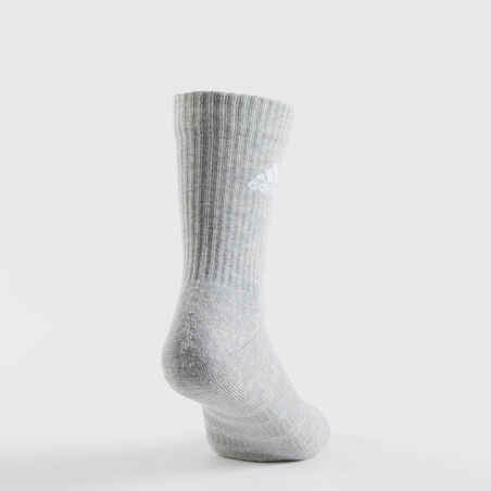 High Sports Socks Tri-Pack - Grey/White/Black