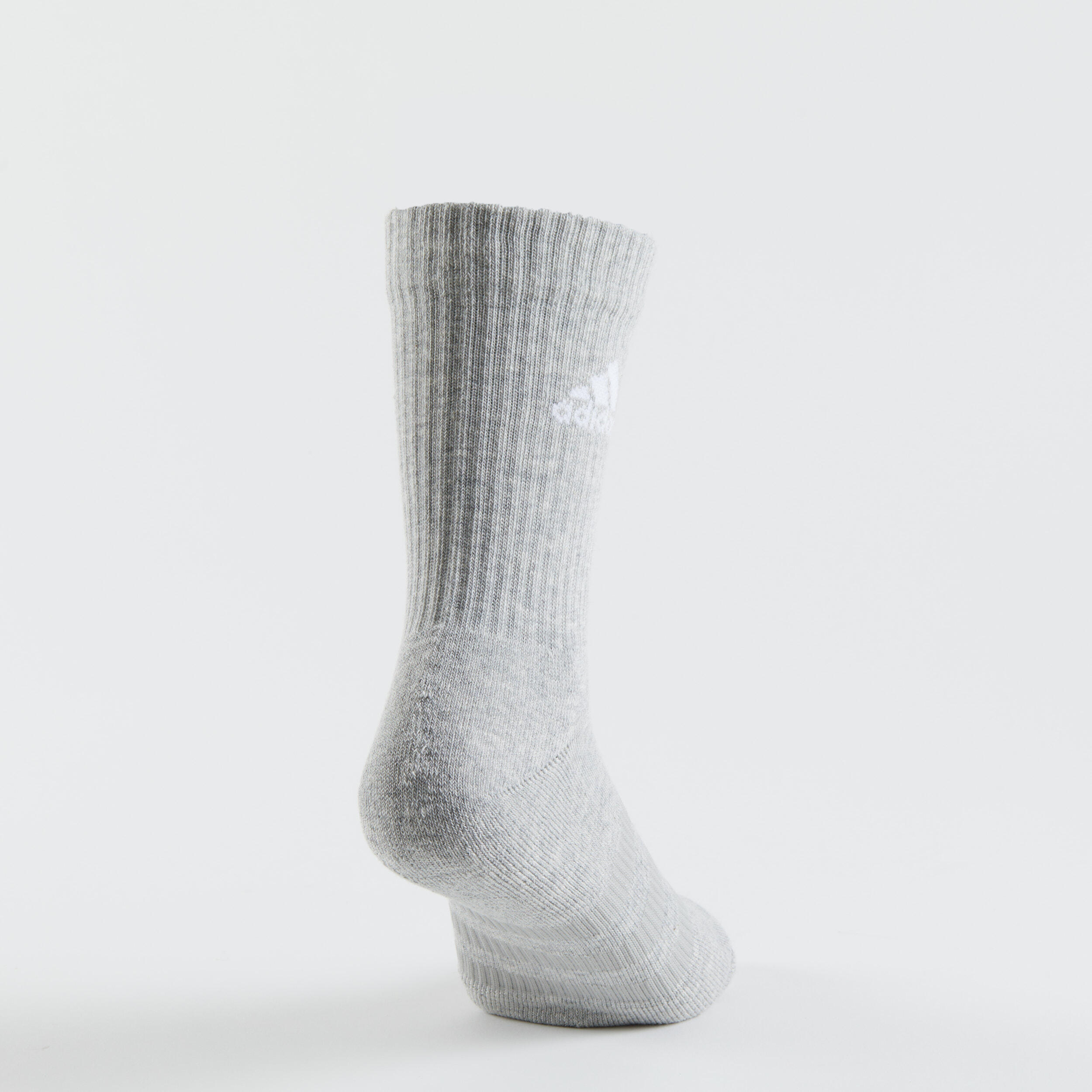 High Sports Socks Tri-Pack - Grey/White/Black 8/14