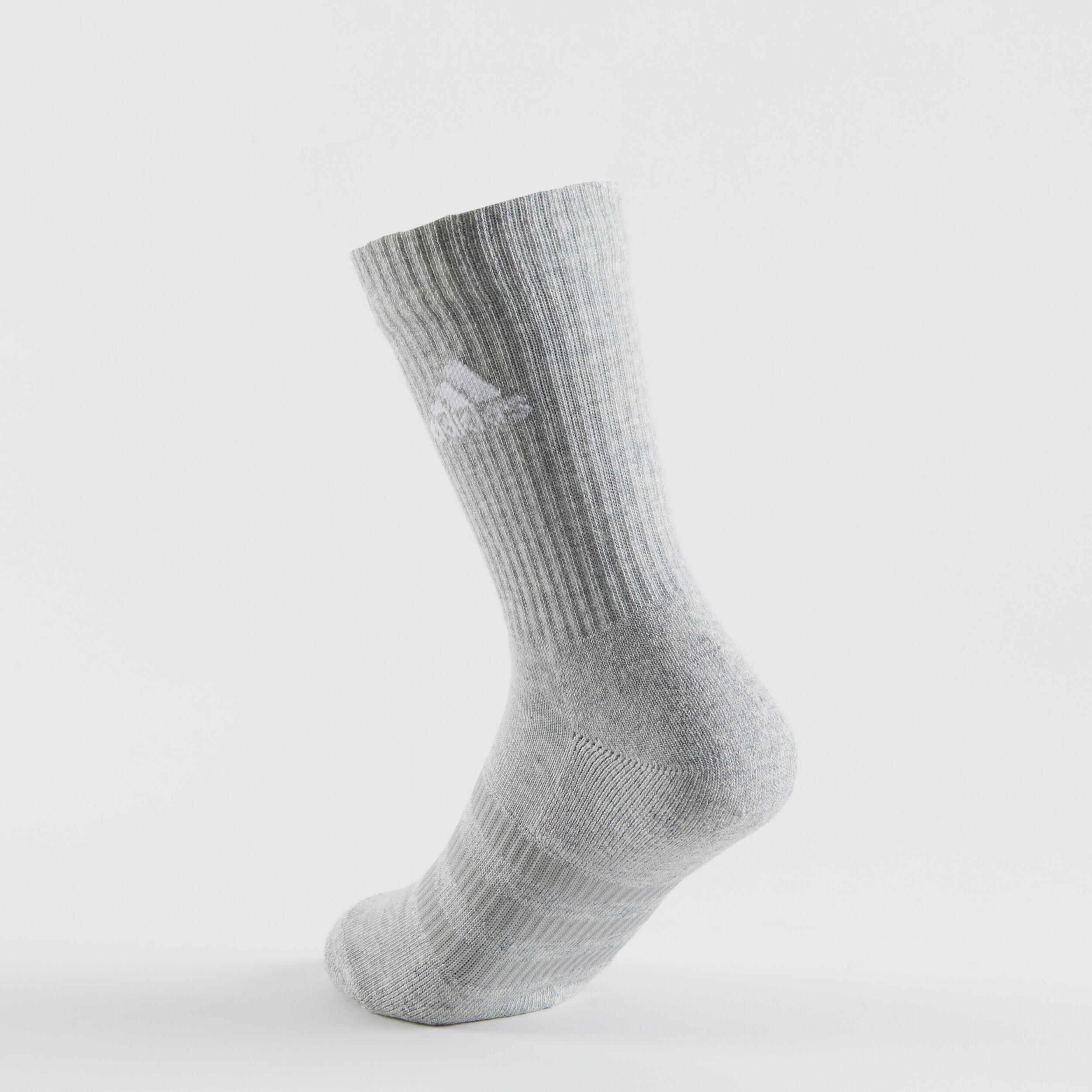 High Sports Socks Tri-Pack - Grey/White/Black 5/14