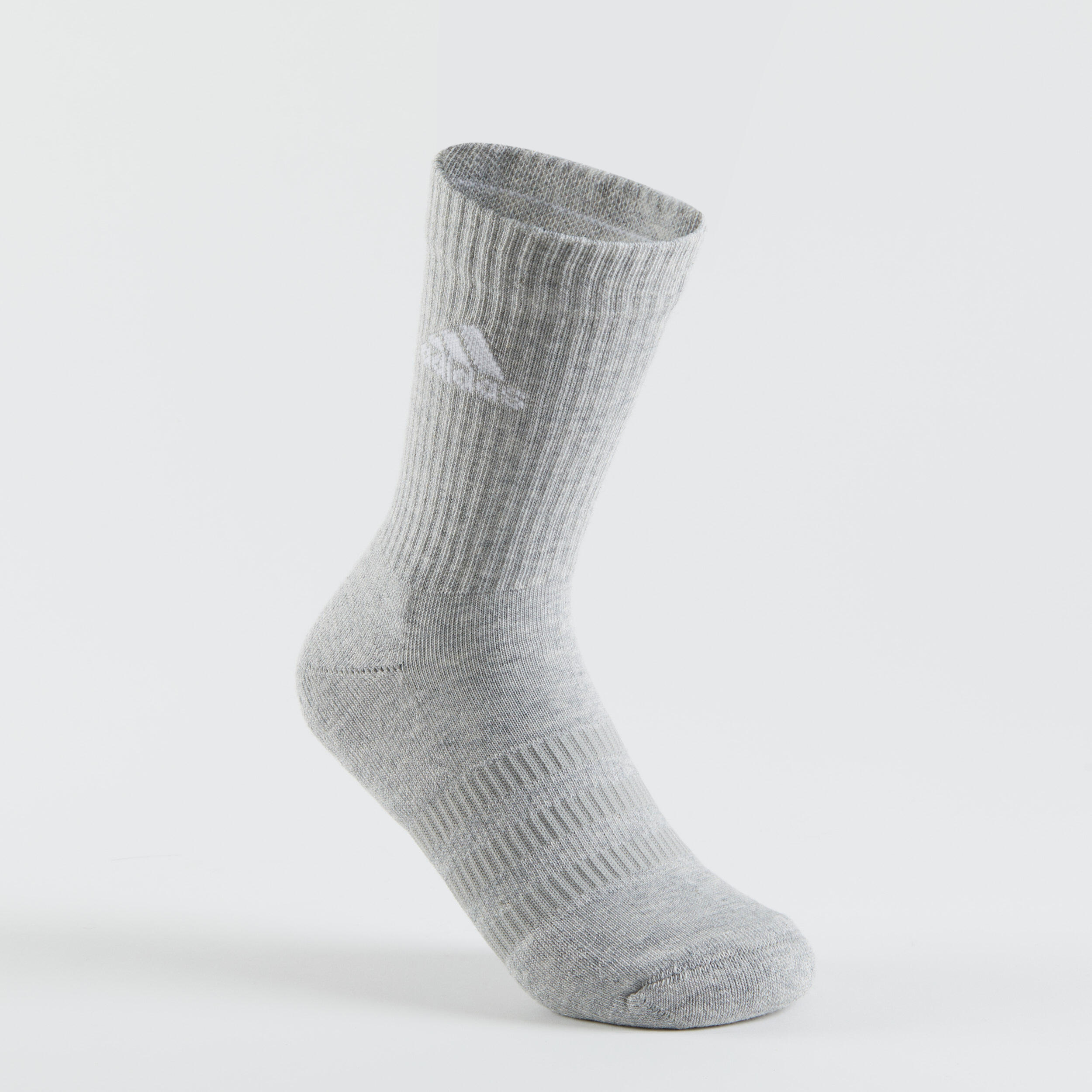 High Sports Socks Tri-Pack - Grey/White/Black 2/14