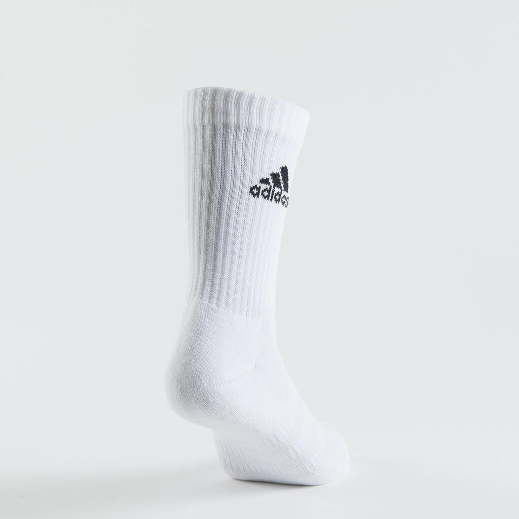 High Sports Socks Tri-Pack - Grey/White/Black