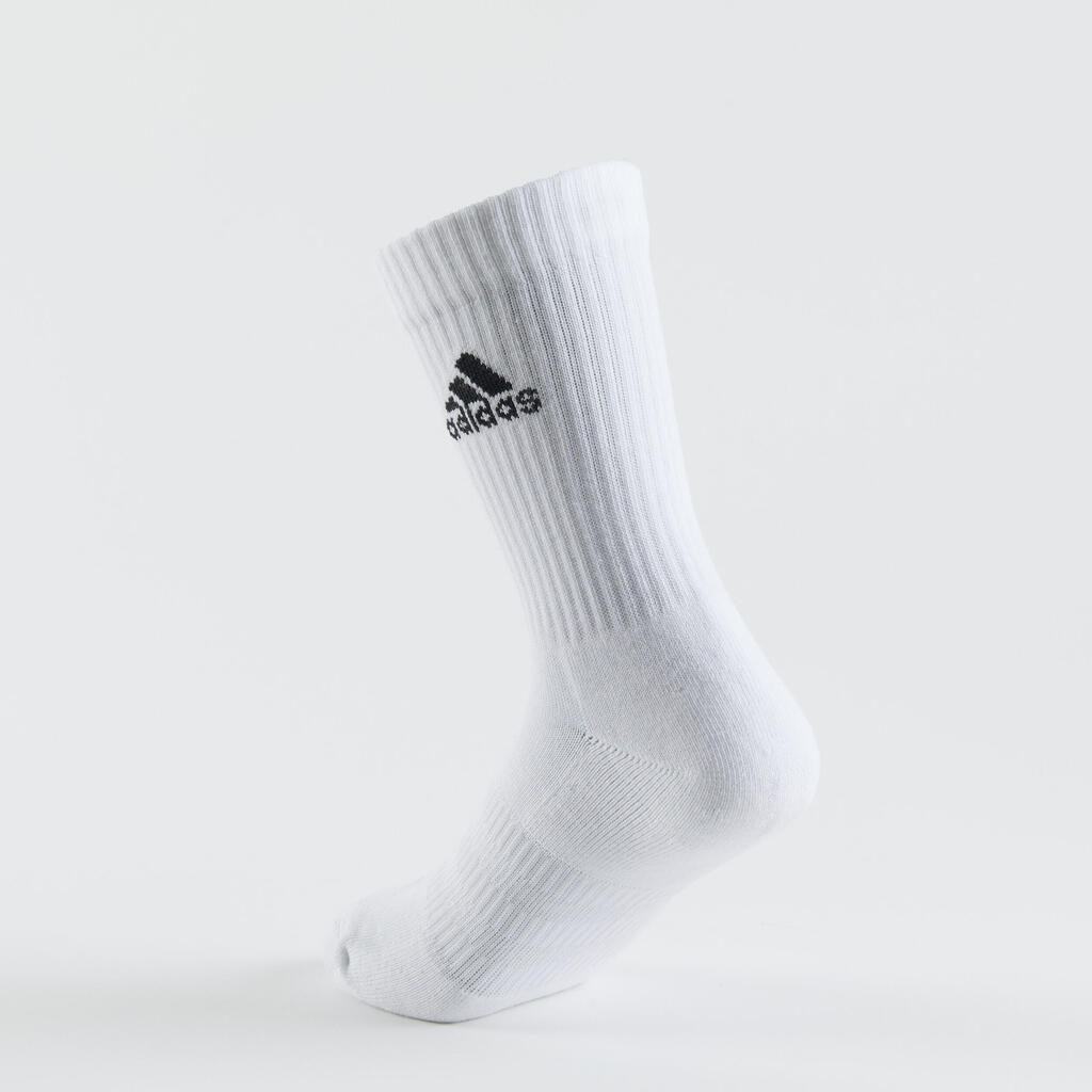 High Sports Socks Tri-Pack - Grey/White/Black