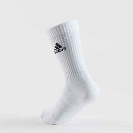 High Sports Socks Tri-Pack - Grey/White/Black