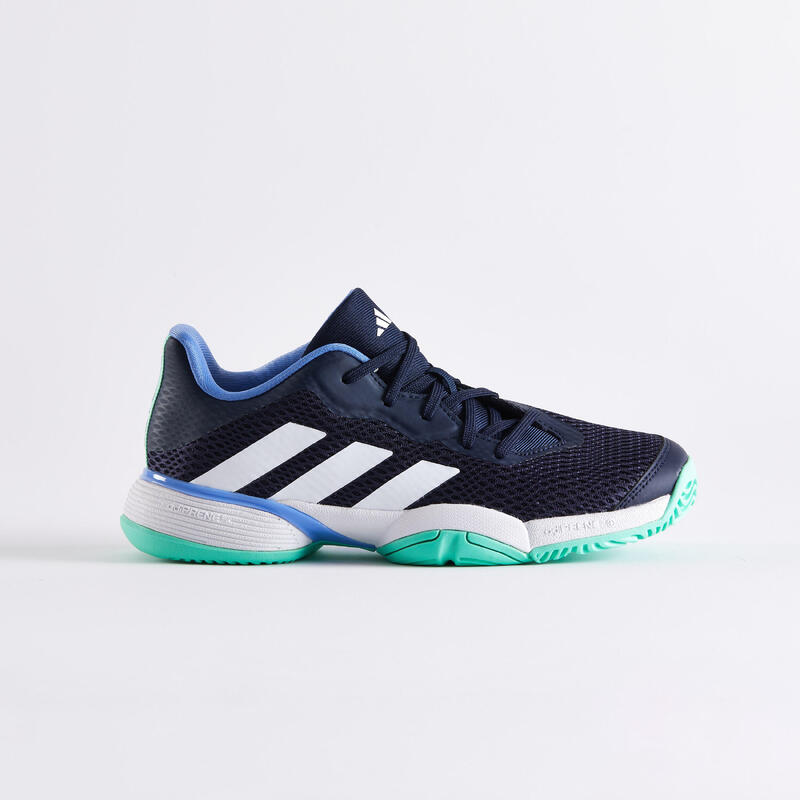 Chaussures de tennis enfant multicourt - BARRICADE bleu blanc