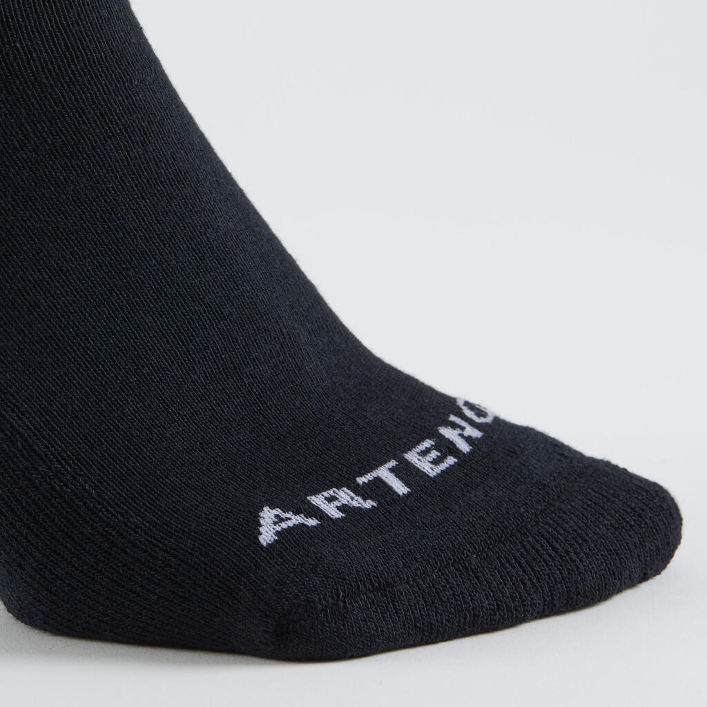 Mid Tennis Socks RS 100 Tri-Pack - Black