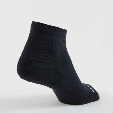 Vidutinio ilgio kojinės tenisui „RS 100“, 3 vnt., juodos