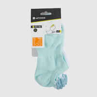 Low Tennis Socks RS 160 Tri-Pack - Green/White/Green