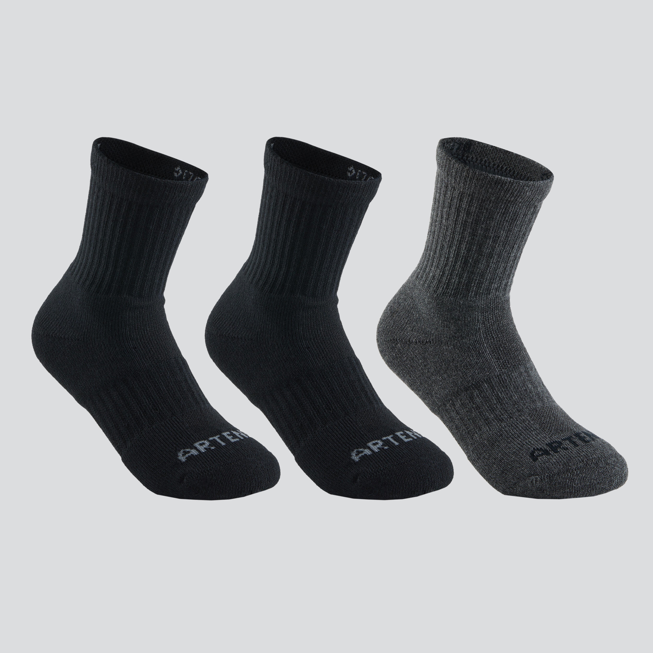 Chaussettes de tennis RS500 (x3) – Enfants - ARTENGO