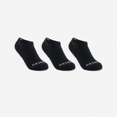 Tennissocken RS 100 Low Kinder 3er-Pack weiss