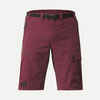 Trekkingshorts Herren robust - MT500 bordeaux