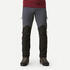 Men Stretchable Wind and Water Resistant Trekking Pants Grey - MT900
