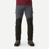Men’s Water-Repellent Windproof Trekking Trousers MT900 Grey