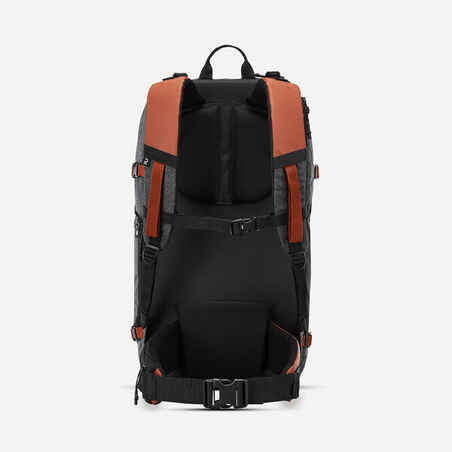 Ταξιδιωτικό σακίδιο πλάτης 40 L - Travel 500 ORGANIZER Πορτοκαλί