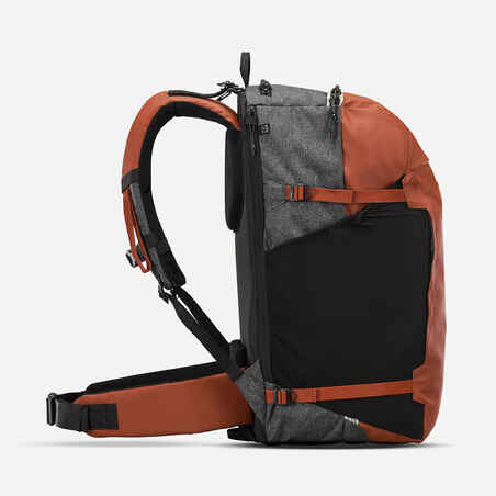 Travel Backpack 40 L - Travel 500 ORGANIZER Orange