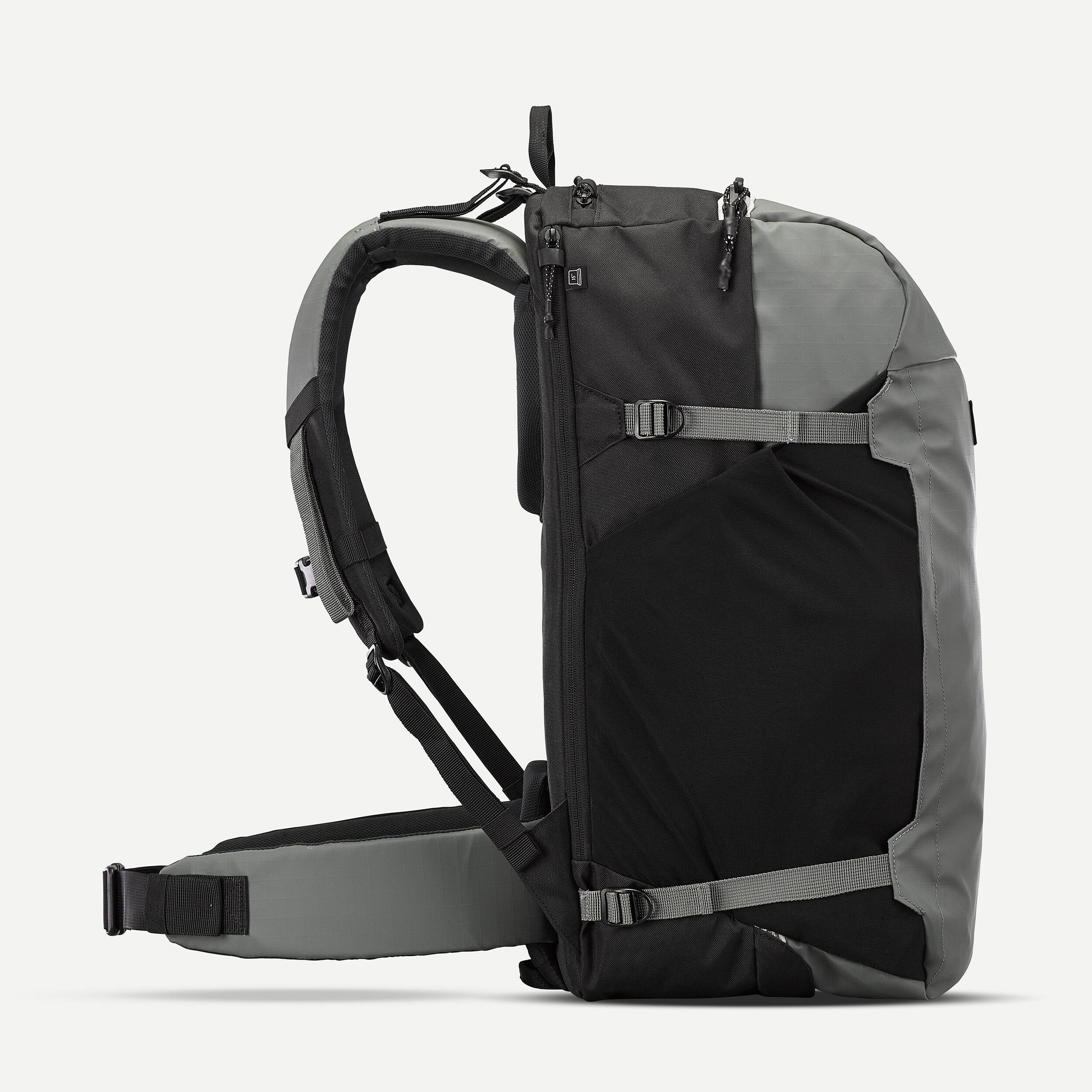 Travel Backpack 40 L - Travel 500 ORGANIZER Khaki 6/12