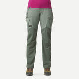 Women Trekking Trousers MT500 Mint Green