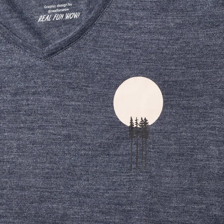 Футболка жіноча Travel 500 для трекінгу з мериносової вовни