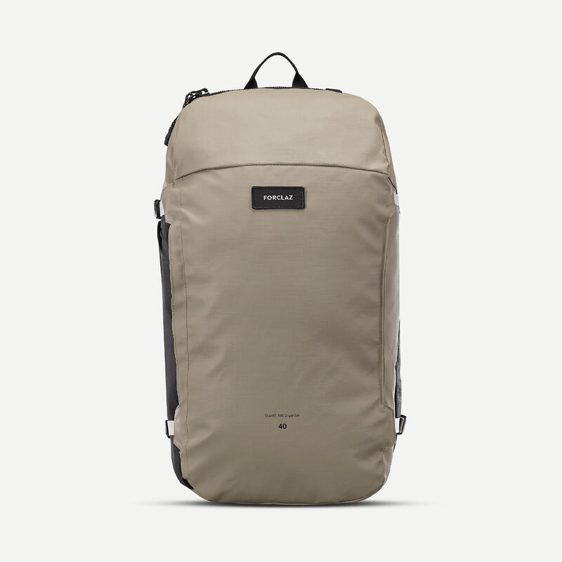 Travel Backpack 40 L - Travel 500 ORGANIZER Beige