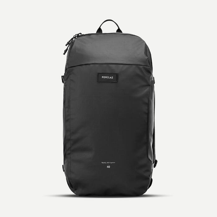 Trekking 40L Backpack Travel 500 Black