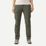 Women Trekking Cargo Trousers 100 Khaki