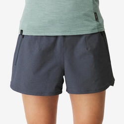 Short court de trekking Femme - TRAVEL 900 bleu