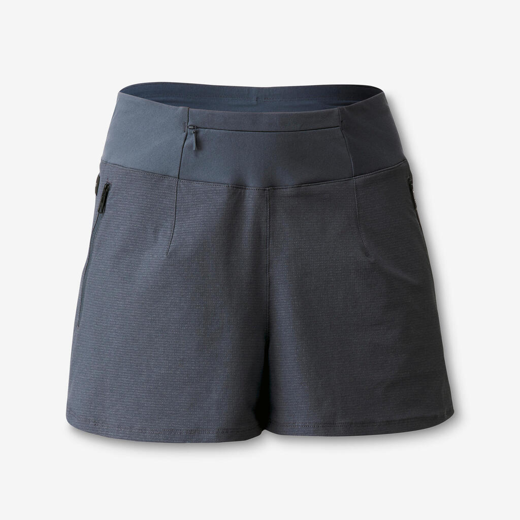 Women's Trekking Short Shorts Travel 500 - dark blue
