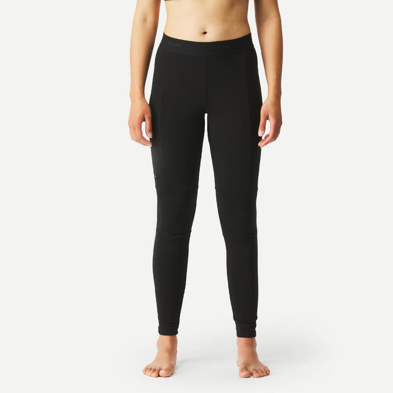 Merino Tights Trekking MT500 lange Unterwäsche Damen 