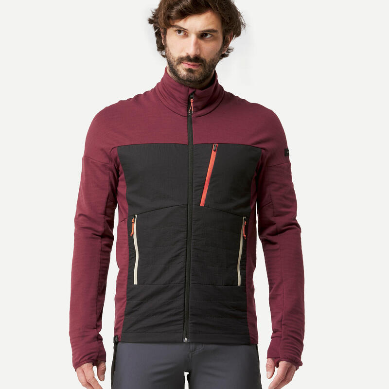 Casaco térmico de trekking lã merino MT900 - Homem