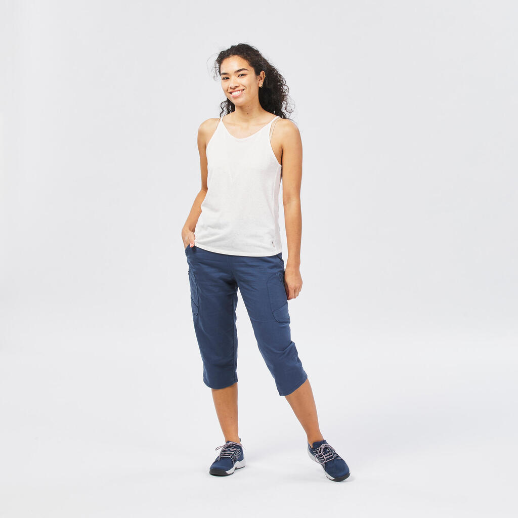 Women's Cropped Hiking Trousers - NH500