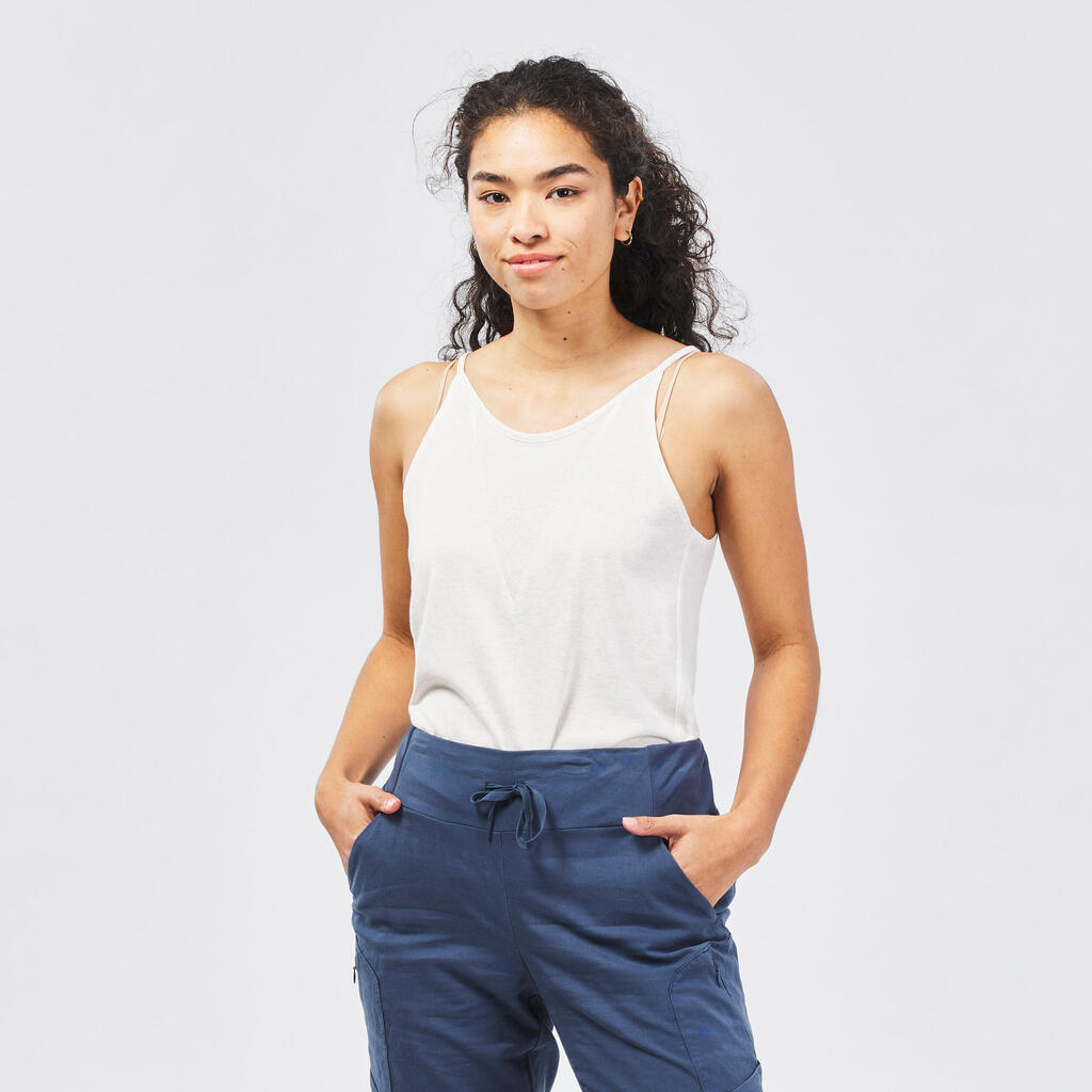 Women's Cropped Hiking Trousers - NH500