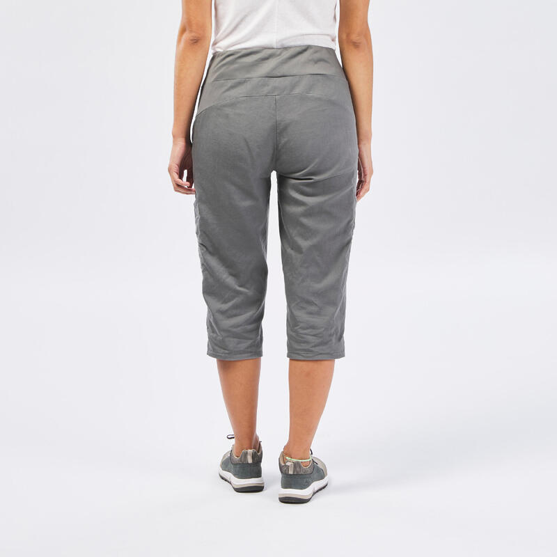 Women's Cropped Hiking Trousers - NH500
