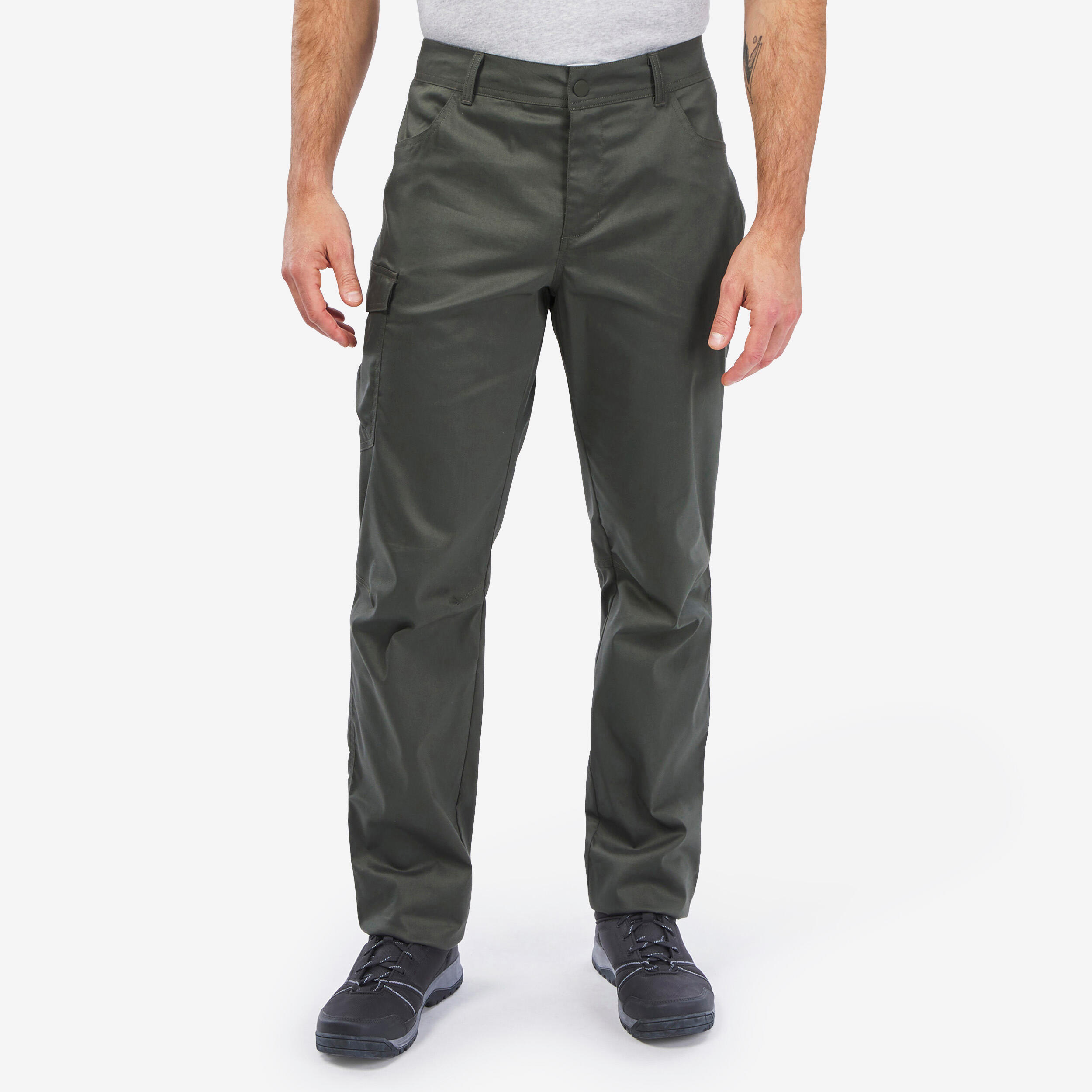 Men's Warm Water-Repellent Snow Hiking Trousers - SH100 ULTRA-WARM .
