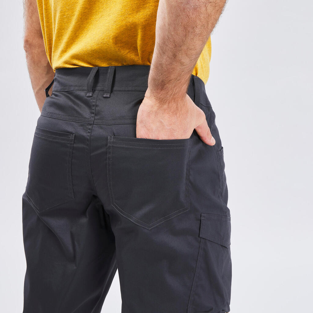 Pantalón de senderismo para Hombre Quechua NH100 gris