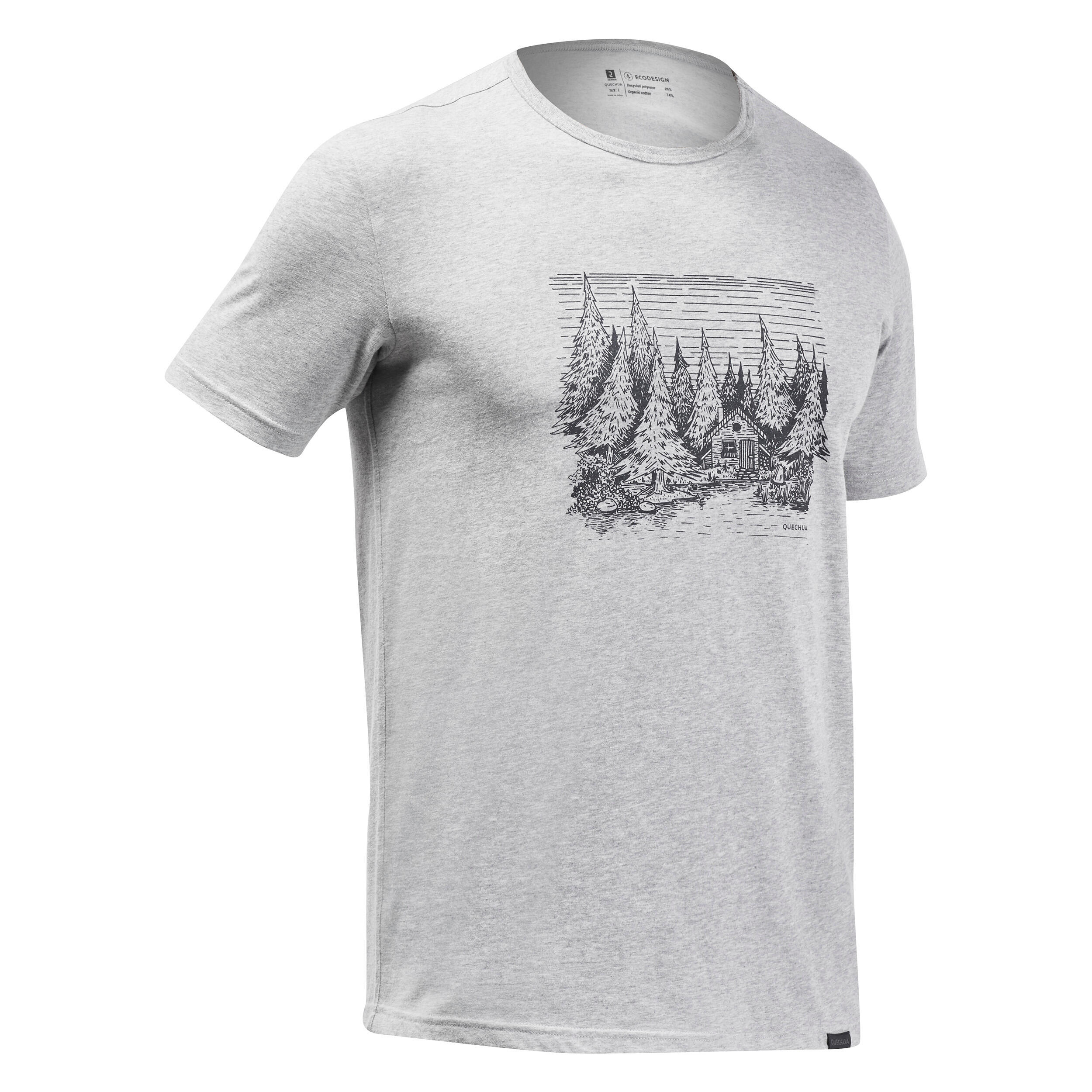 Mens Graphic Tees Nature Tshirt Men an Urban Forest Design Forest T Shirt  Mens/unisex 100% Cotton 